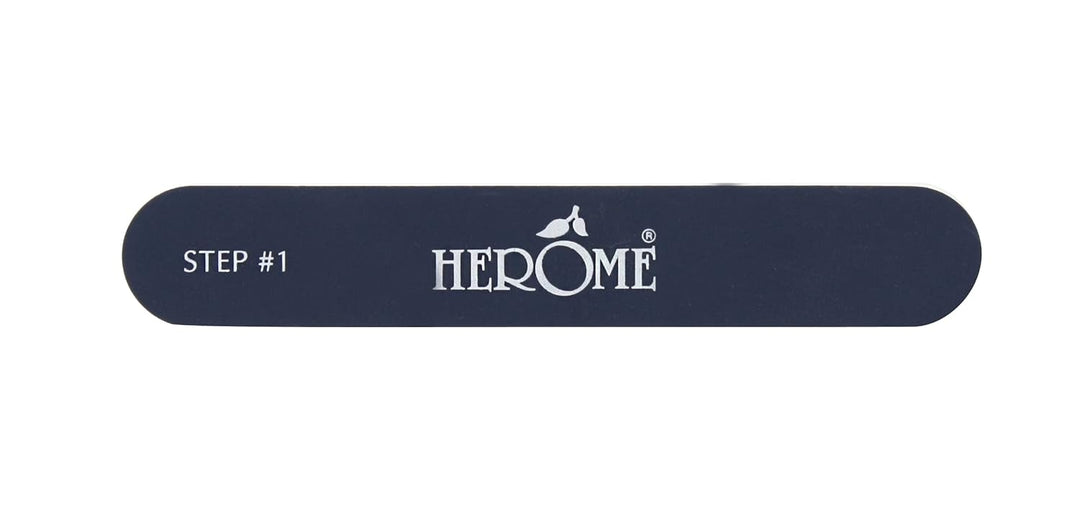 Herome 2-Pack 3-in-1 Maniküre Set für Nägel - Set mit Pflegende Nagelöl, Rillenfüller und Feile - Re