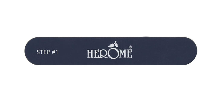 Herome 2-Pack 3-in-1 Maniküre Set für Nägel - Set mit Pflegende Nagelöl, Rillenfüller und Feile - Re