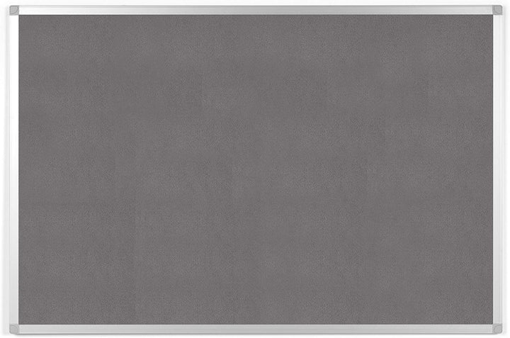 BoardsPlus - Pinnwand - 105 x 75 cm - Grauem Filztafel mit Aluminiumrahmen 105 x 75 cm Single, 105 x