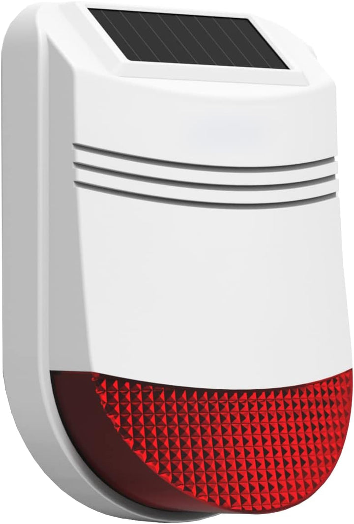 Safe2Home® Solar Funk Aussensirene/Aussenalarm für Funk Alarmanlage Safe2Home Serie SP110 / SP210 /