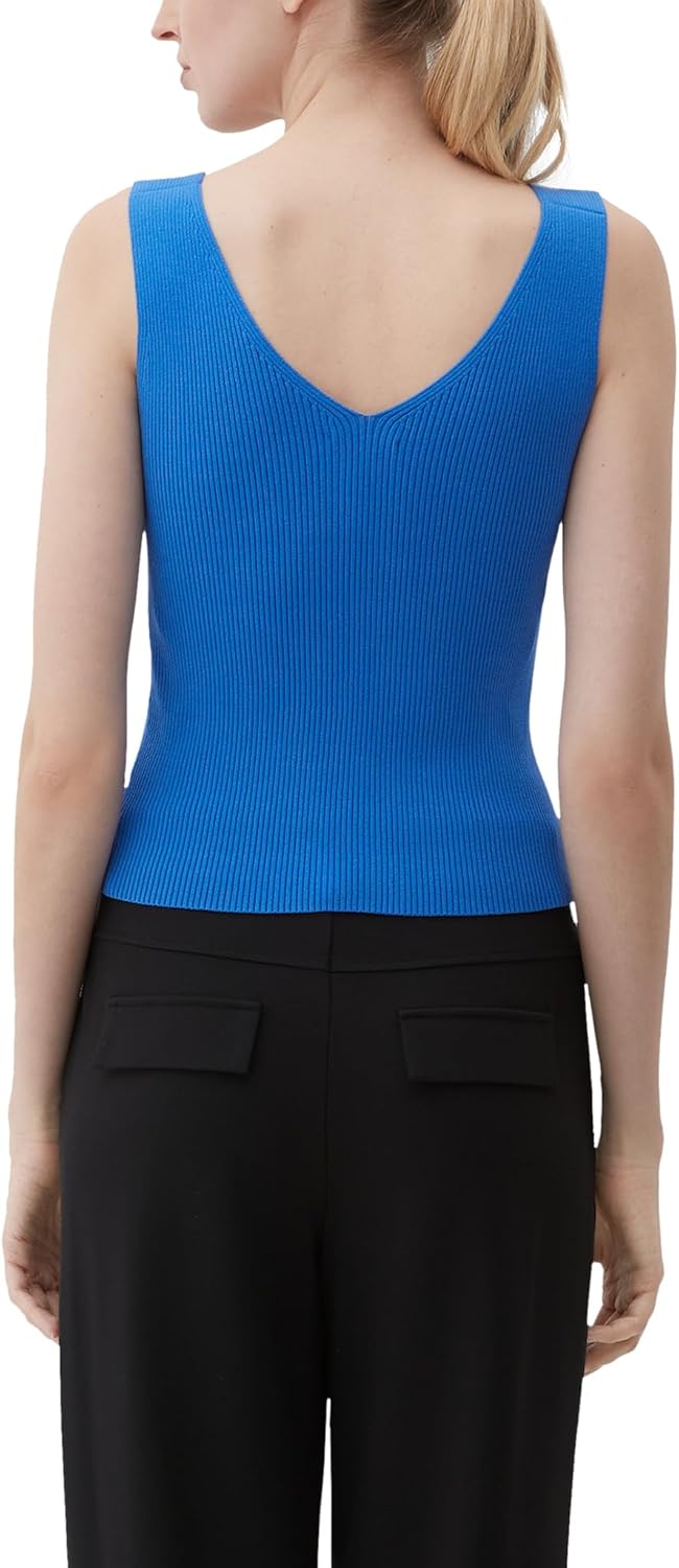s.Oliver Stricktop aus Viskosemix 38 5520_royalblau, 38 5520_royalblau