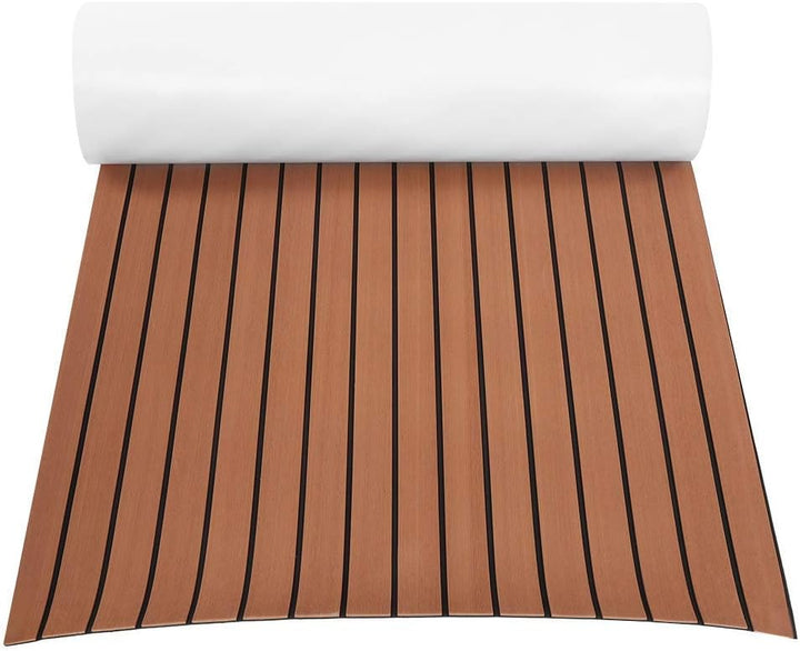 Ejoyous Yacht Bodenbelag, Teakholz Eva Schaum Boot Boden rutschfest Matte Marine rutschfest Boden De