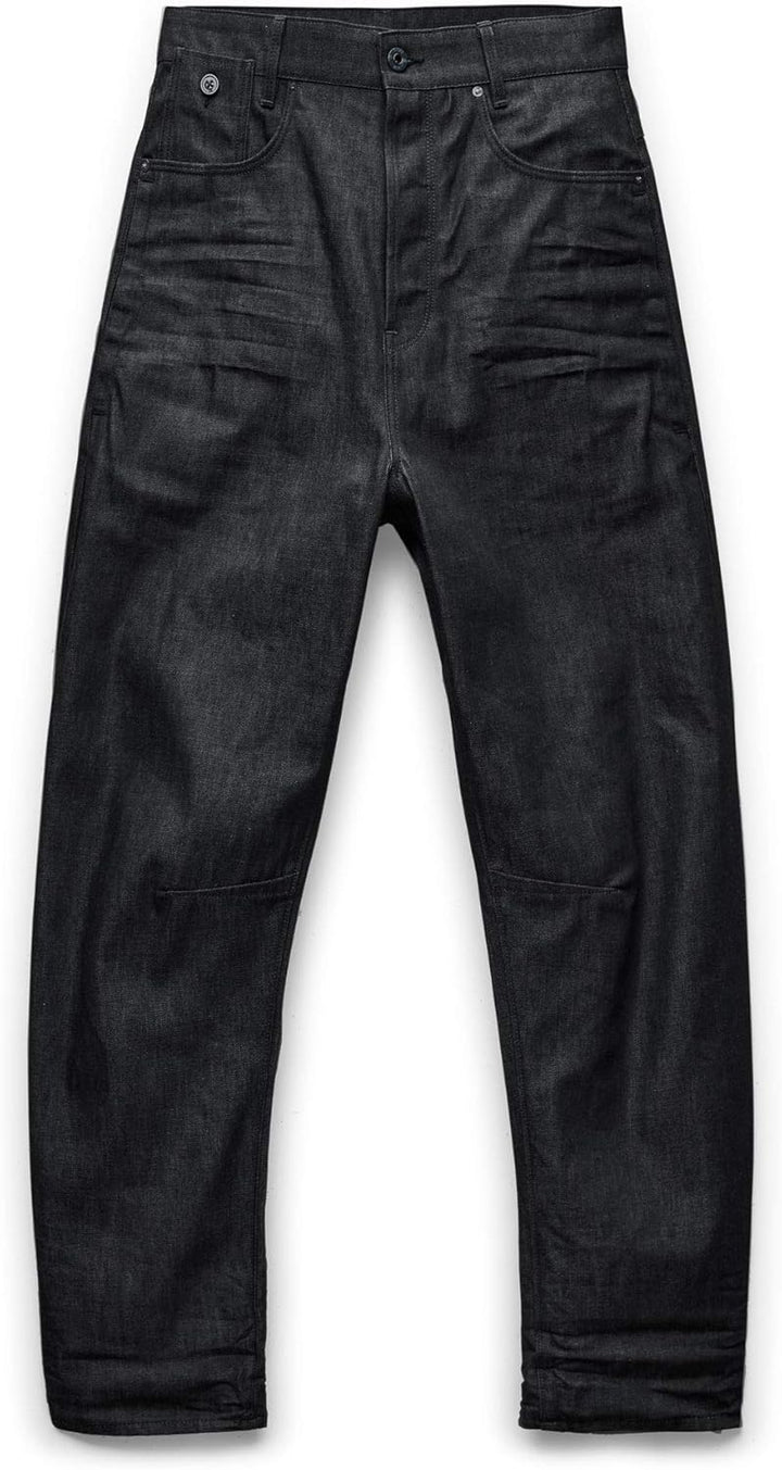 G-STAR RAW Damen C-STAQ 3D Boyfriend Crop C Jeans 23W / 32L Schwarz (Pitch Black D17870-c668-a810),