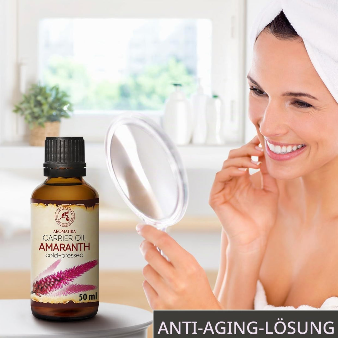 Amaranthöl 50 ml - Amaranthus Сaudatus Seed Oil - reines und natürliches Basisöl - Amaranthöl Basic