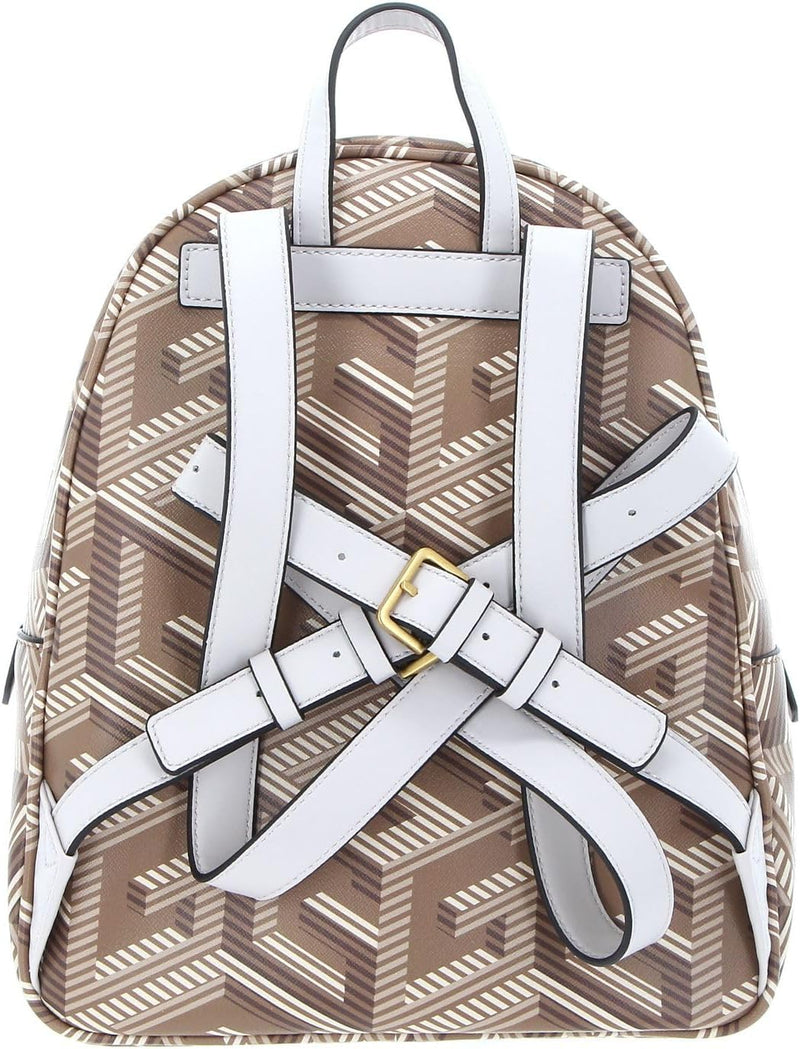 GUESS Damen Vikky Backpack Bag Taupe Logo, Taupe Logo