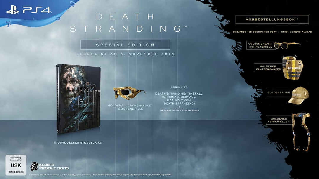 Death Stranding - Special Edition [PlayStation 4] PlayStation 4 Special Edition, PlayStation 4 Speci