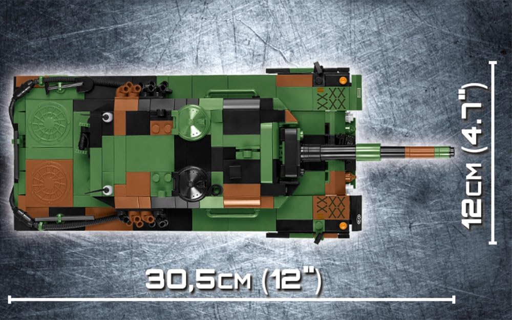 COBI Kleiner Armeepanzer Museum Leopard 2 A4, Mehrfarbig Single, Single