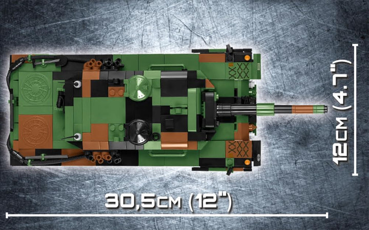 COBI Kleiner Armeepanzer Museum Leopard 2 A4, Mehrfarbig Single, Single