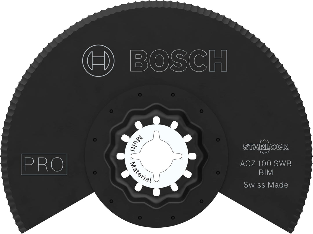Bosch 1x PRO Multi Material ACZ 100 SWB Blatt für Multifunktionswerkzeuge (für Dachfilz, PS Polystyr