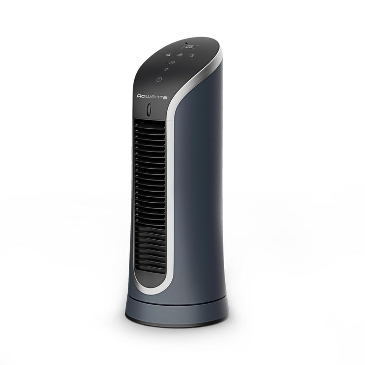 Rowenta Eole Compact Turmventilator, Schwarz, VU6220F0 Turmventilator Tisch - 6 Geschwindigkeitsstuf