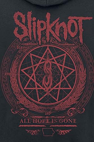 Slipknot Blurry Männer Kapuzenpullover schwarz Band-Merch, Bands 4XL Schwarz, 4XL Schwarz