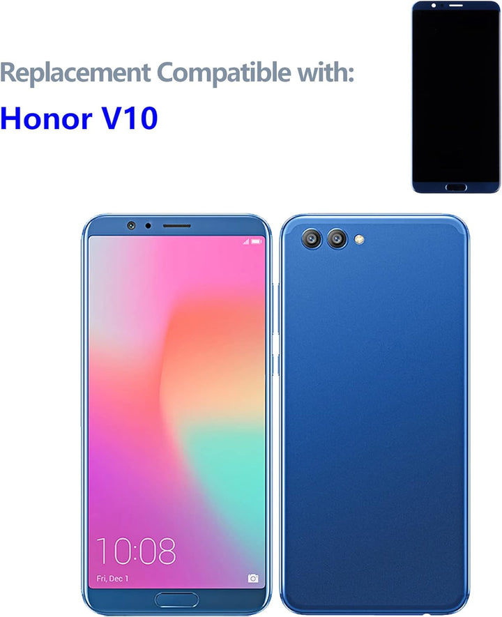 swark LCD Display Compatible with Huawei Honor V10 BKL-AL00 BKL-AL20/Honor View 10 Global BKL-L09 Er