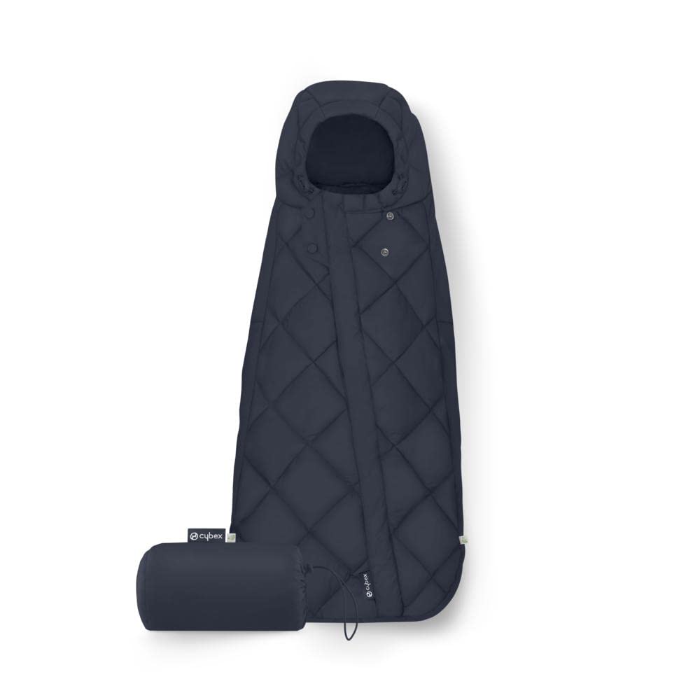 CYBEX Gold Fusssack Snøgga Mini 2, Für Babyschalen, Ab Geburt bis ca. 24 Monate, TOG 4, Ocean Blue (