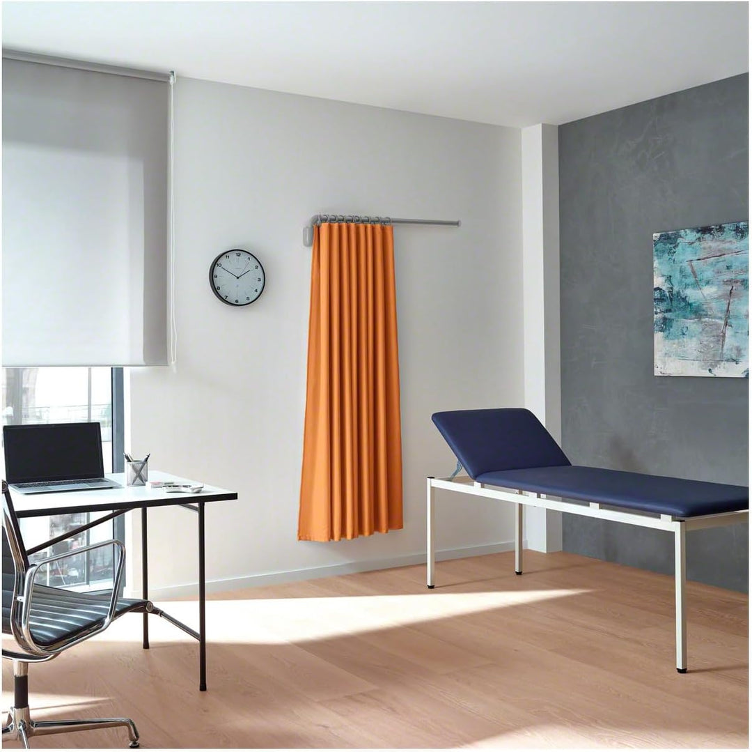 Sport-Tec Teleskopsichtschutz 120 cm mit Vorhang 175 cm Orange, Orange