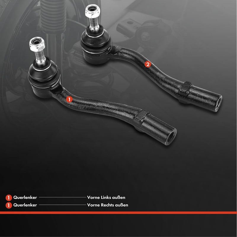 Frankberg 2x Spurstangenkopf Vorderachse aussen Kompatibel mit C2 JM JG 1.1L-1.6L 2003-2009 C3 FC FN