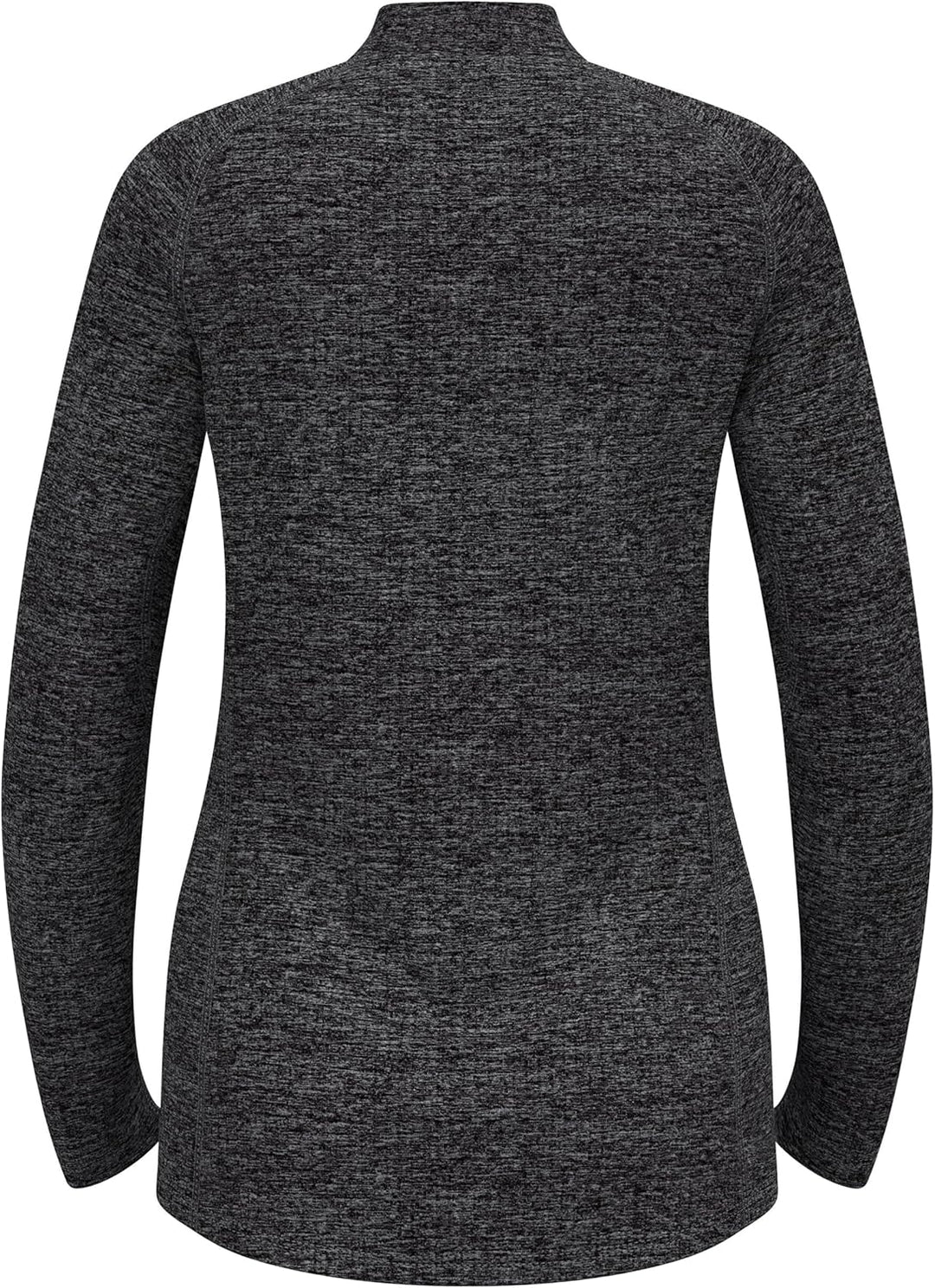 Odlo Damen Tencia_542561 Langarm Shirt mit Reissverschluss (1er Pack) XL Dark Grey Melange, XL Dark