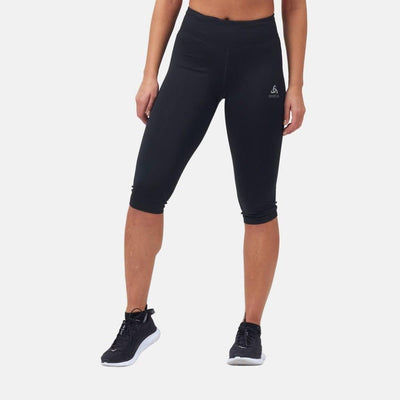 Odlo Damen 3/4 Lauftight Essentials_322991 L Schwarz, L Schwarz