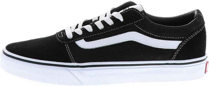 Vans Herren WardSneaker 42.5 EU Black And White, 42.5 EU Black And White