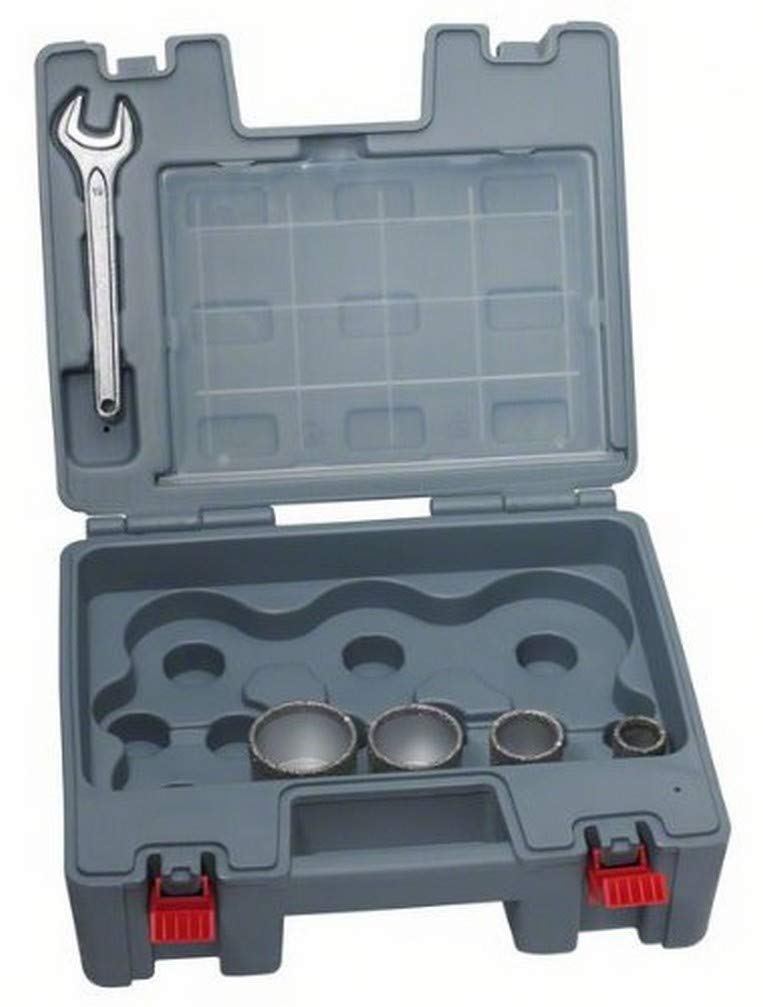 Bosch Pro 4tlg. Diamant-Bohrer-Set trocken Dry Speed 4tlg. Set, 4tlg. Set