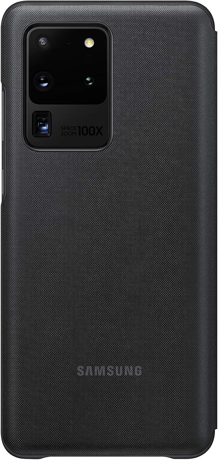Samsung LED View Smartphone Cover EF-NG988 für Galaxy S20 Ultra Handy-Hülle, LED-Anzeige, Kartenhalt