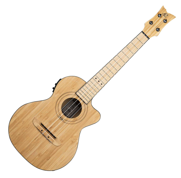 Ortega Guitars Tenor Ukulele elektro-akustisch - Bamboo Series - inklusive Deluxe Gigbag - Bambus (R