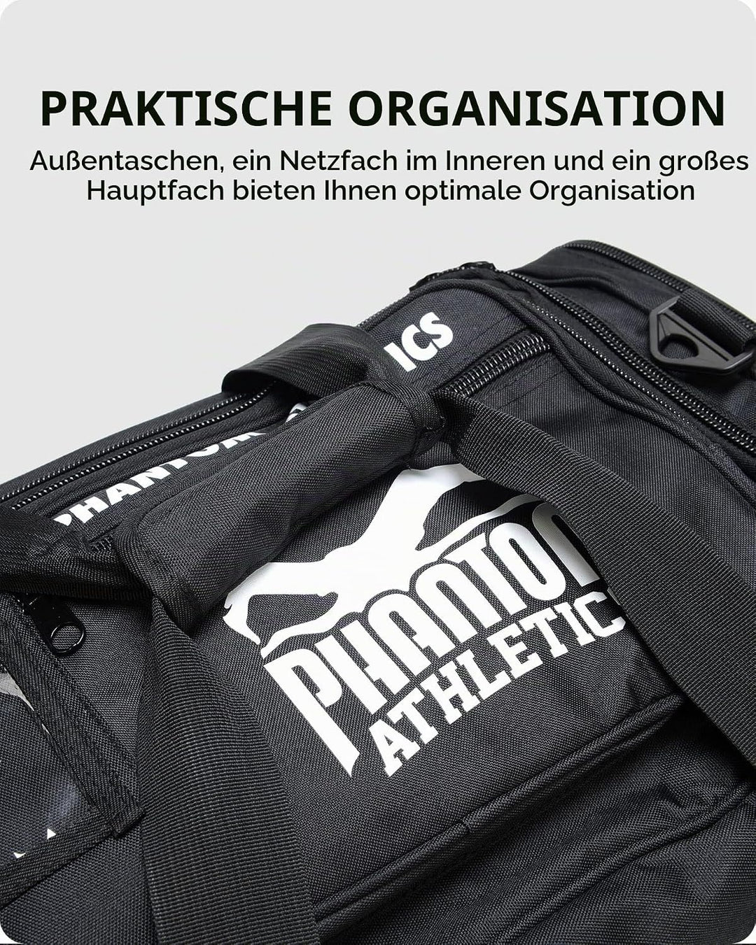 Phantom Sporttasche Tactic | Sport Gym-Bag Fitness Training | Tactic Modell 80L, Tactic