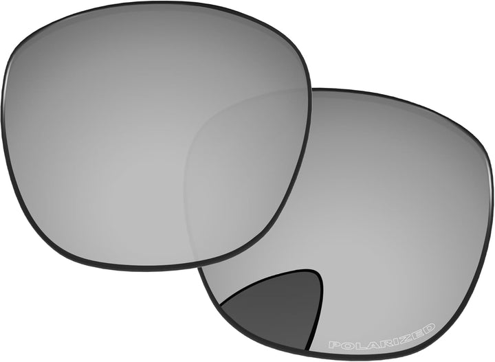 PapaViva Replacement Lenses for Oakley Latch OO9265 53mm Sunglass Chrom / Silber Pro, Chrom / Silber