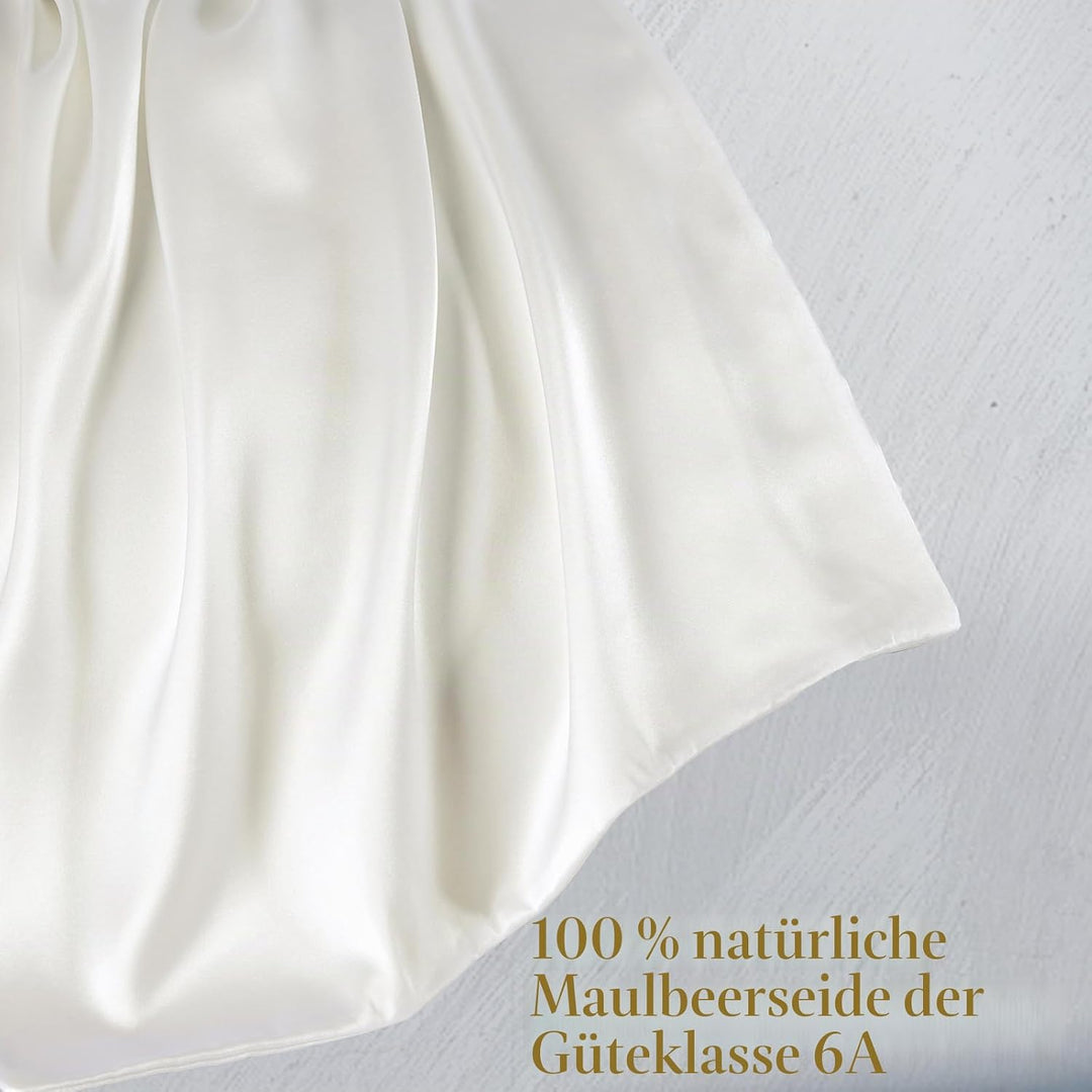 ZIMASILK Kissenbezug aus 100% Seide für Haare und Haut. Doppelseitige 19 Momme Reine Maulbeerseide K