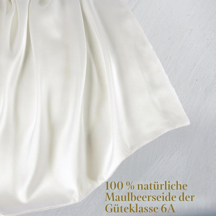 ZIMASILK Kissenbezug aus 100% Seide für Haare und Haut. Doppelseitige 19 Momme Reine Maulbeerseide K