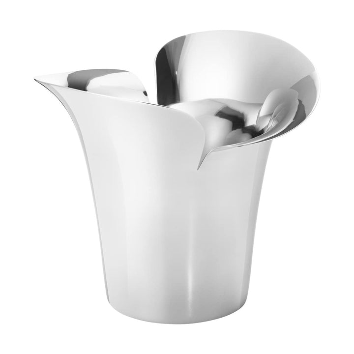 Georg Jensen Bloom Botanica Blumentopf Edelstahl Klein von Helle Damkjær