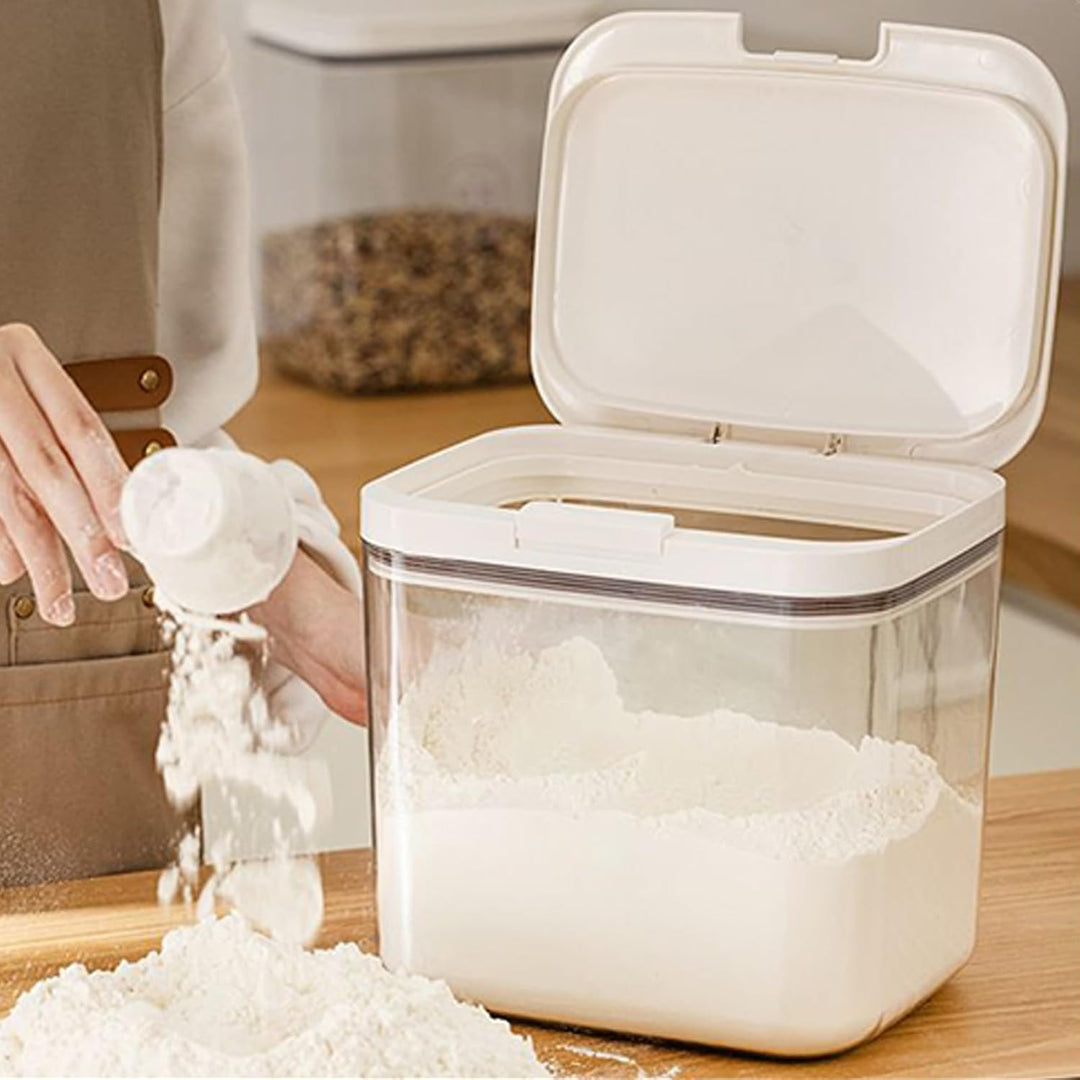 Waschmittel Aufbewahrungsbox, 5.5L Aufbewahrungsbox Mit Deckel, Aufbewahrungsbox Schnappverschlüsse,