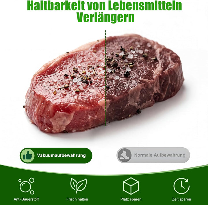 Profi Vakuumbeutel 40x30 cm, 100 Stück – BPA-freie, reissfeste Folienbeutel für alle Vakuumiergeräte