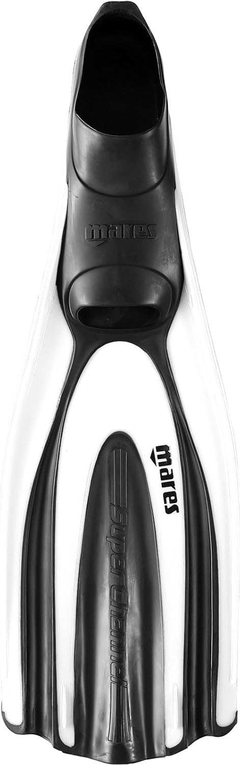 Mares Unisex – Erwachsene Avanti Superchannel Full Tauchflossen 42 weiss, 42 weiss