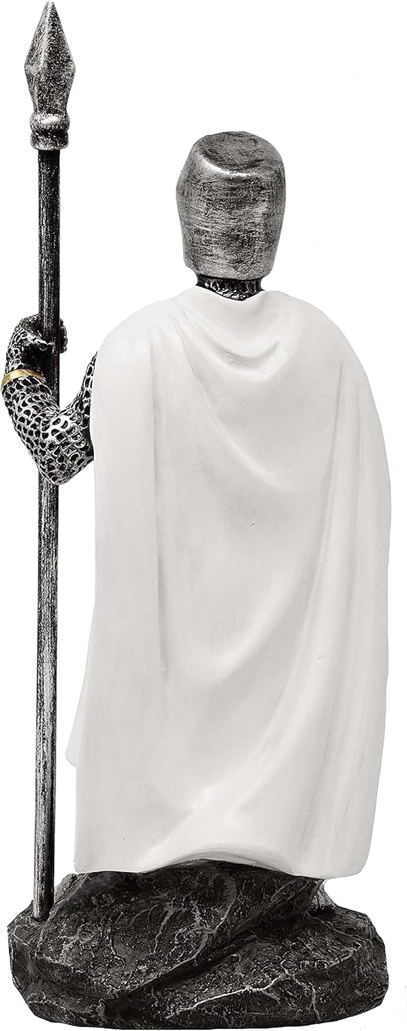 MystiCalls Kreuzritter Weiss/rotes Kreuz mit Speer - Ritter, Ritter Figur, Templer