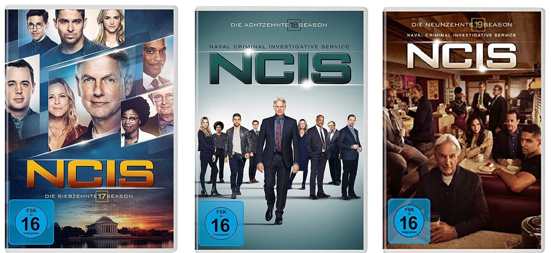 Navy CIS / NCIS Staffel 17 + 18 + 19 im Set - Deutsche Originalware [16 DVDs], DVD