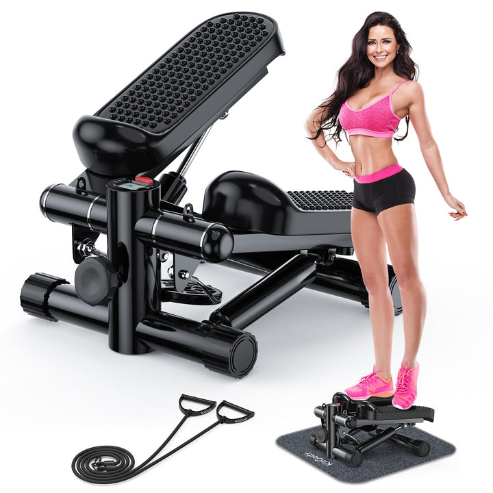 KitGody Mini-Stepper für Übungen, Treppenstepper 150 kg Kapazität, Workout-Stepper für Training zu H