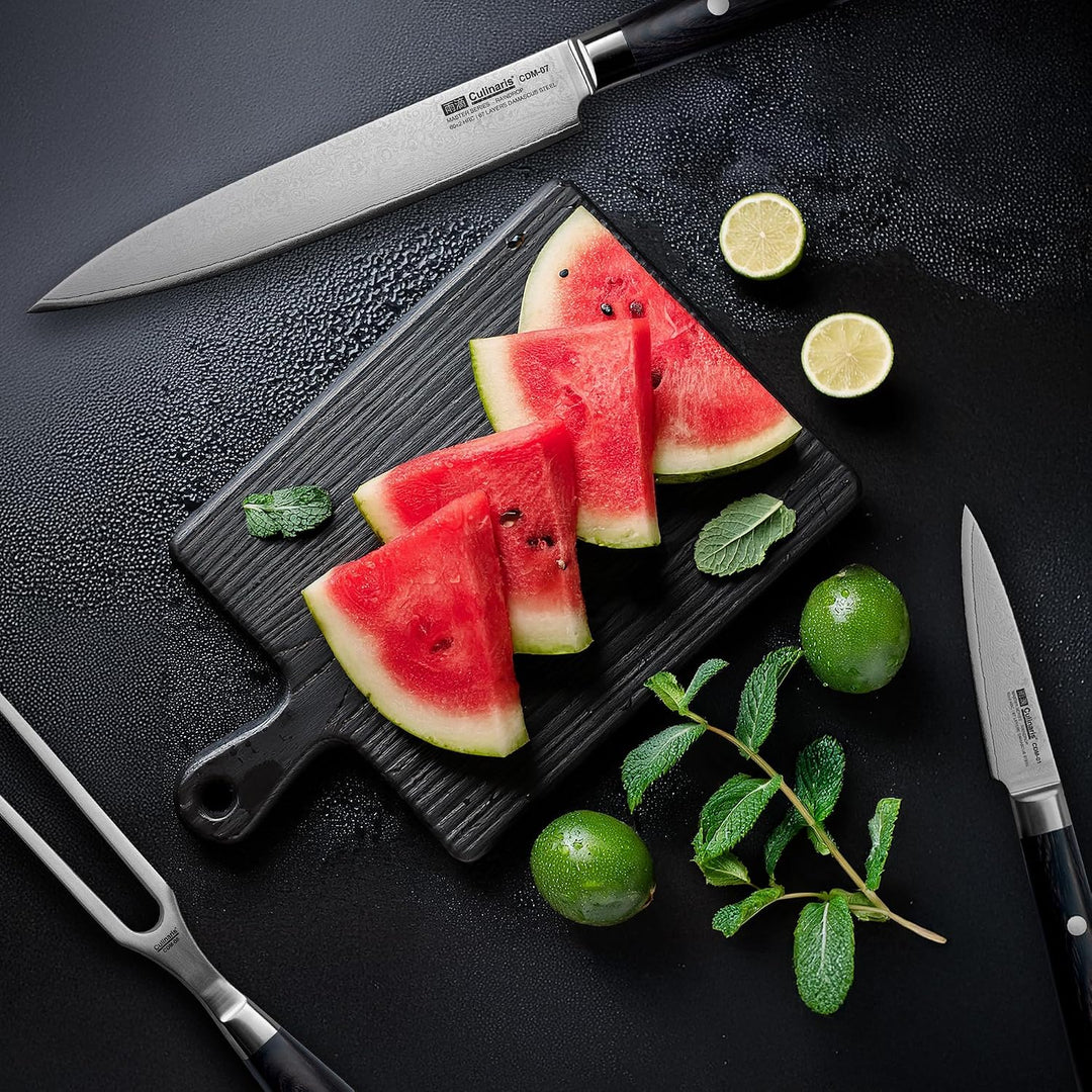 Culinaris Fleischgabel 19 cm aus Edelstahl – Robuste Tranchier- &amp; Bratengabel mit ergonomischem Pakk