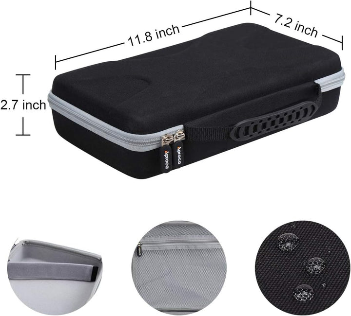 Aproca Hartschalen-Reisetasche für Apeman 19,1 cm (7,5 Zoll) tragbaren DVD-Player
