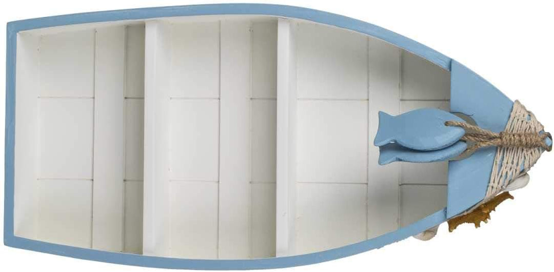 Out of the blue Deko-Objekt/Fischerboot- 3 Regale/Masse: 42 x 20,5 x 6 cm