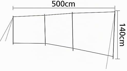 BO-Camp Dennis 4 Pole Windbreak Grau/Anthrazit, Grau/Anthrazit