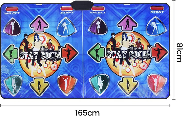 Tanzmatte, rutschfeste kabellose Tanzmatte für Kinder und Erwachsene, Tanzspiel für TV, Tanzspielmat