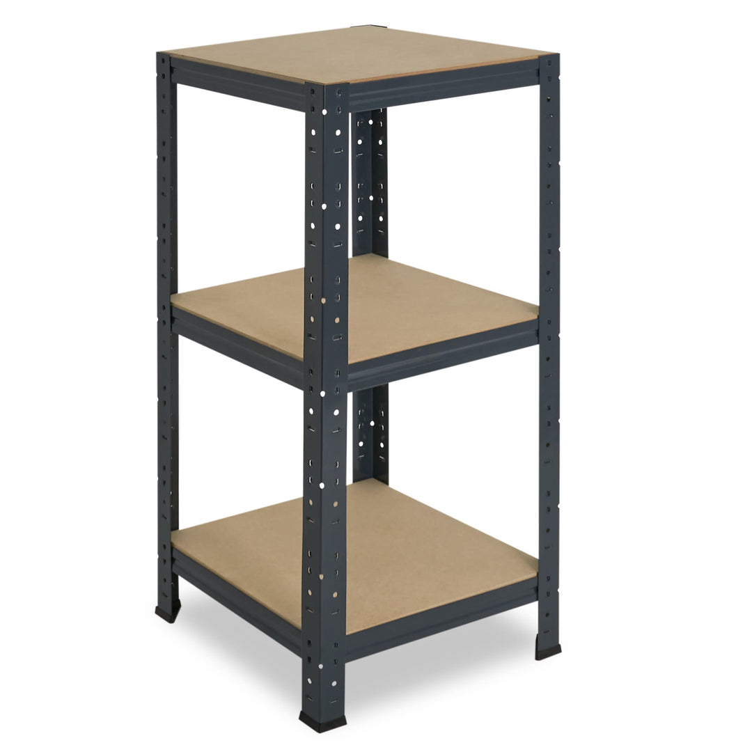 shelfplaza® 100x30x30cm Home Schwerlastregal anthrazit/Metallregal mit 3 Böden/Kellerregal Metall, G