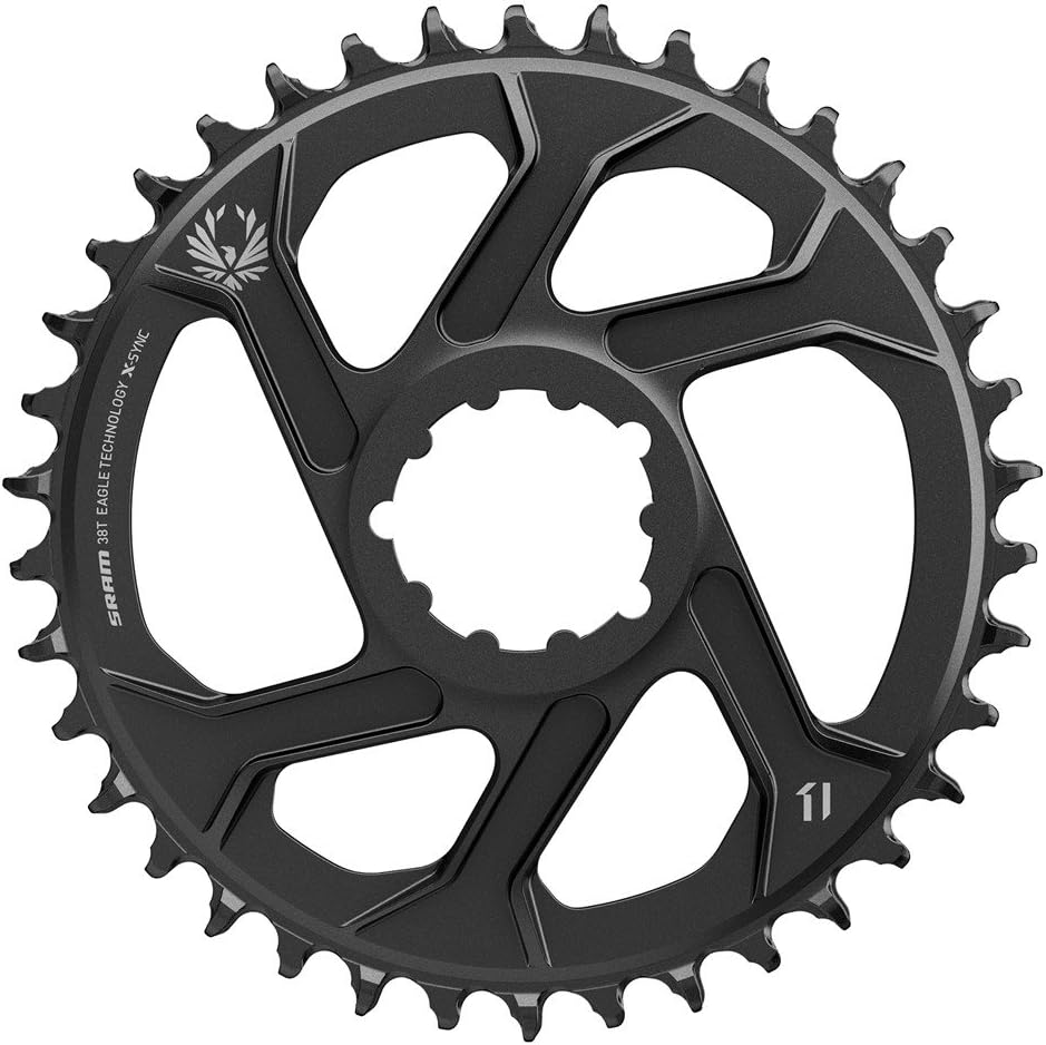 Sram X-Sync 38T Kettenblatt, für Eagle-Kette, direkte Anbringung, Aluminium, Kettenblatt, 12-Fach, S