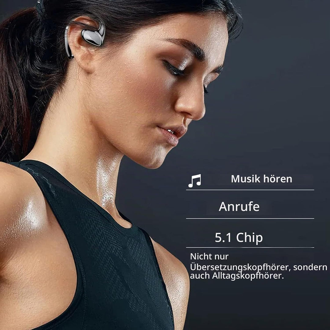 M8 Smart Voice Translator Earbuds, 150 Language Translator Earbuds, BT Wireless Earbuds für Musik un