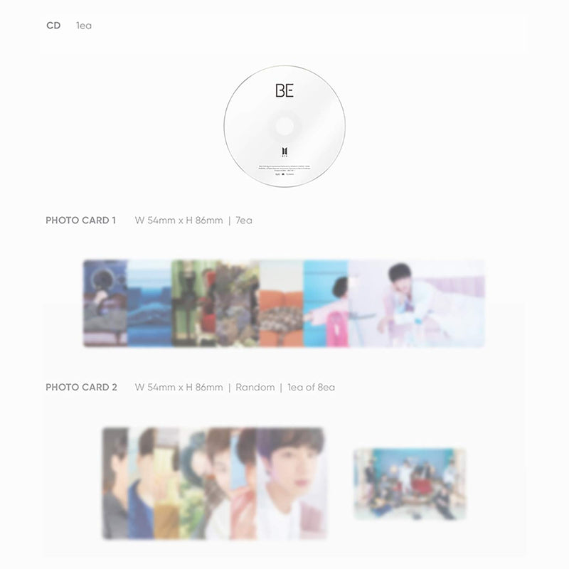 BTS ESSENTIAL EDITION ALBUM - [ BE / Essential Edition ver. ] CD + Photo Book + Photo Cards + Polaro