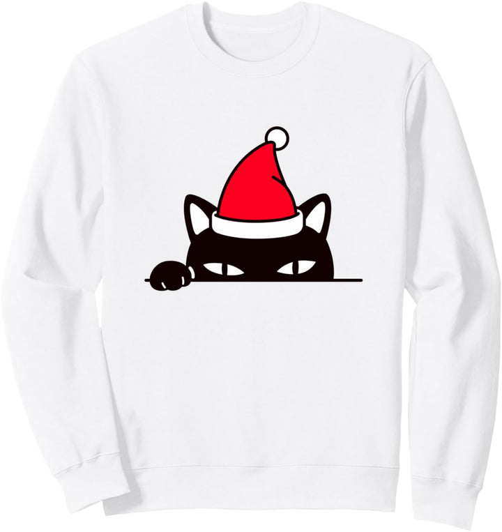 Meow Cat Christmas Cool Novelty Graphic Tees & Cool Designs Sweatshirt