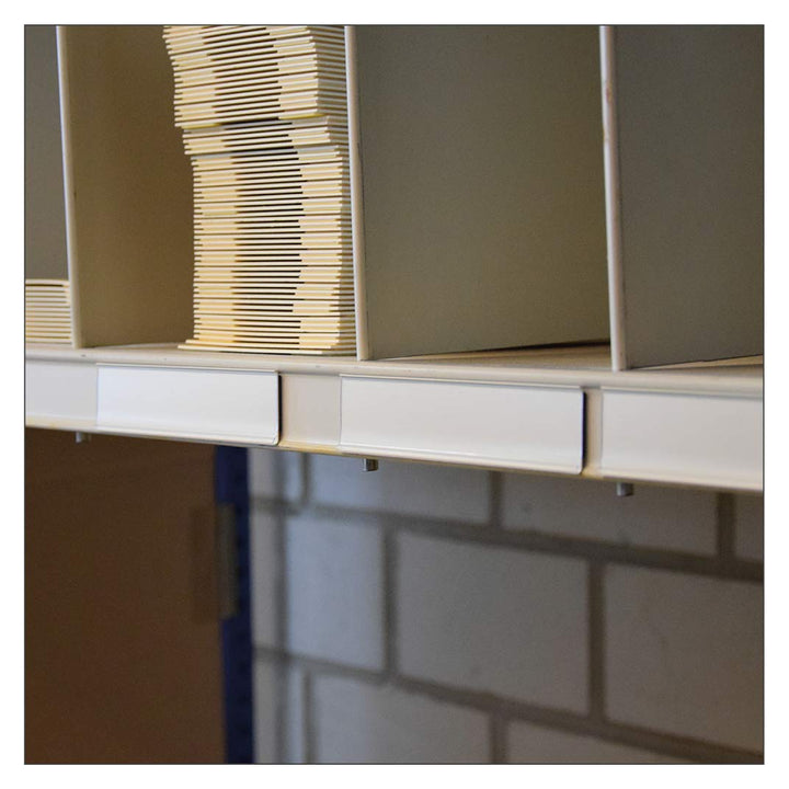 Magnetische Etikettenhalter für Einstecketiketten 400 mm Breit/Tickethalter/Etiketten Halter (37 mm