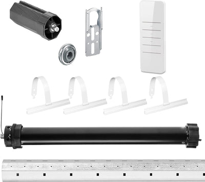 NOBILY Rolladen-Komplett-Set f. 60mm Achtkantwelle Mechanischer Funk Maxi-Rolladenmotor PR5 20Nm + M