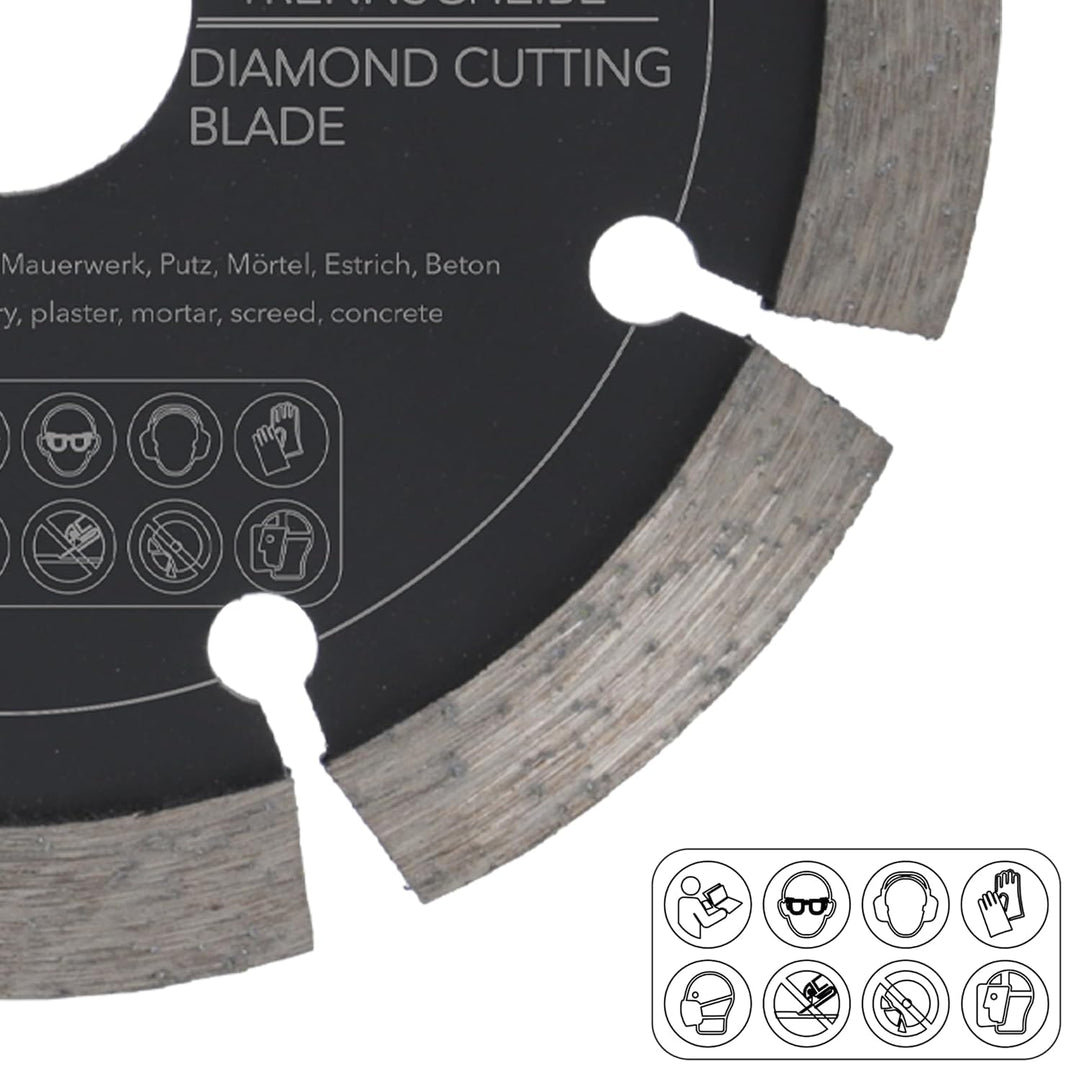 PRODIAMANT Fugenfräser ø 115 mm Breite 6mm für Mörtel Beton Mauerwerk und Putz 10mm Diamantsegment P