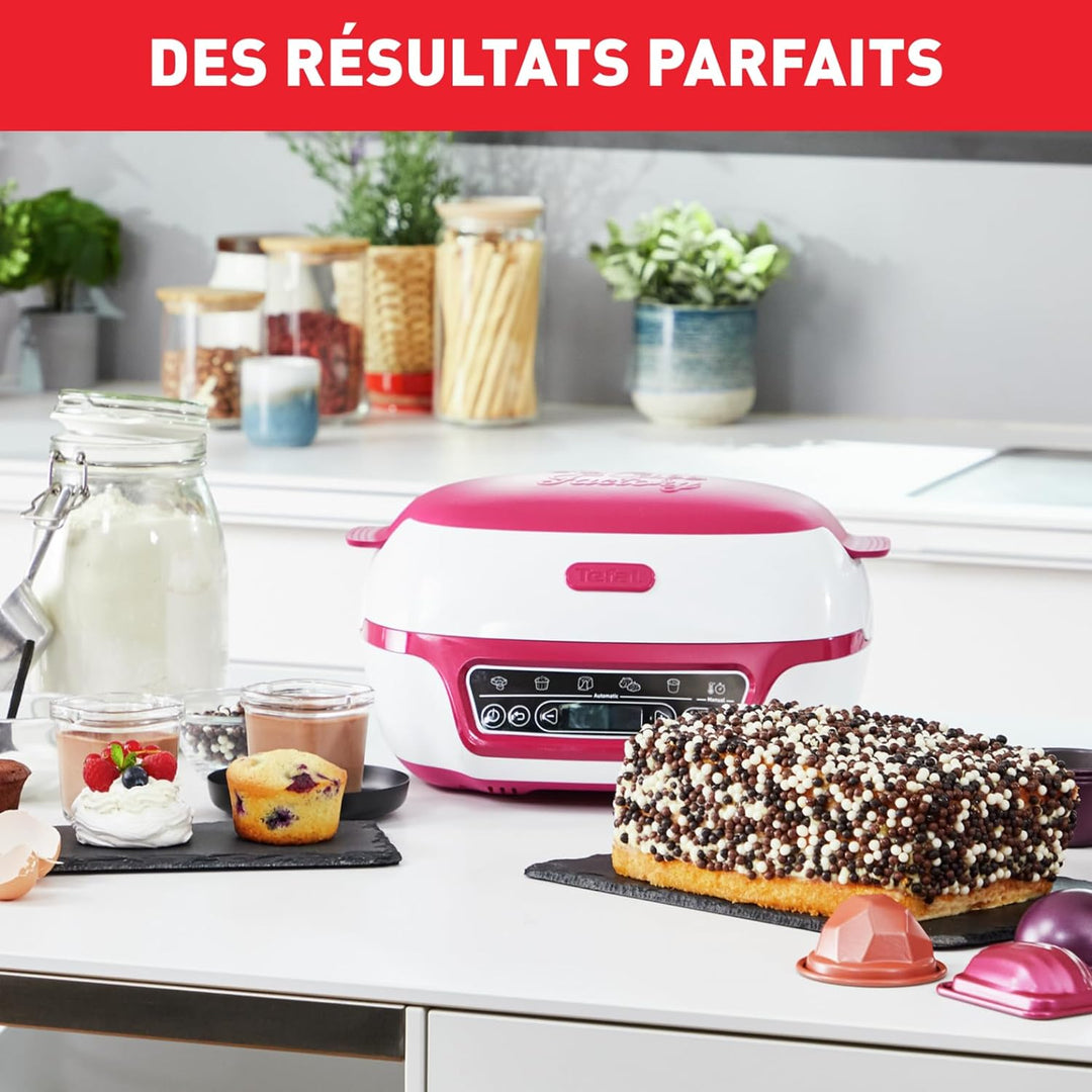 Tefal Cake Factory Délices KD8101 | Kuchenbackautomat | 5 Automatische Programme | Manueller Modus |